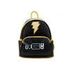 Loungefly DC Comics Black Adam Light Up Cosplay Mala Ranac, Crni