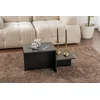 Hanah Home Klub sto Harmony, 80x40x40cm, Crni