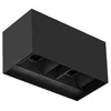 Brilagi - LED spoljašnje zidno svetlo DOUBLE CUBE LED/12W/230V crna IP65