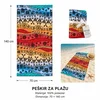 KMT Peškir za plažu, 70 x 140 cm, Šareni