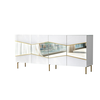 HANAH HOME Komoda Nice White Gold