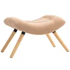 HOMCOM HOMCOM sedežni tabure poliester, pena 67D x 45Š x 38V cm rjavo, (5000235430)