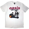 Oasis Majica Cigarettes & Alcohol Illustration Unisex White S