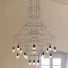 LED viseča svetilka Vibia Wireflow, črna, 279 cm - Dnevna soba/jedilnica - Dizajn - črna, prosojna - Kovina