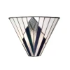 Endon 63940 - Zidna lampa Tiffany ASTORIA 1xE14/40W/230V