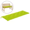 Jastuk za vrtnu klupu jarkozeleni 150x50x7 cm od tkanine Oxford
