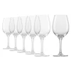 6-pcs white wine glass set, crystalline glass, 300 ml, Banquet - Sch