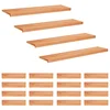 Vidaxl Stopnice 20 kos 120 x 25 x 2 cm Lak Trda bukovina