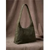 Sinsay - Hobo torba od imitacije brušene kože - green spruce