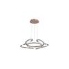 Searchlight 66110CP - LED luster na sajli DOODLE, prigušiva, LED/40W/230V, mesing