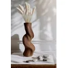 Aberto Design Vaza Decorative Wave, Braon