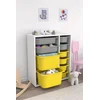 HANAH HOME Višenamenska polica Zen 2D2K6U White Grey Yellow