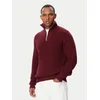Tommy Hilfiger Pulover Fisherman MW0MW42531 Bordo rdeča Regular Fit