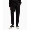 Armani Exchange za ženske. XW000828AF13397UC001 Črne jogger hlače (M), Črna, Priložnostno, Viskoza