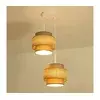 Brilagi - Luster na sajli RESNA 2xE27/60W/230V prečnik 30 cm, smeđa/bež
