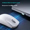 Edifier Bežični gaming miš, 2.4GHz, Bluetooth, USB, 12000 DPI, Beli