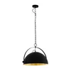 Eglo 78441 - Luster na lancu COVALEDA 1xE27/60W/230V crna