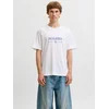 JACK & JONES Majica JORFREDERIKSBERG modra / bela