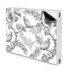 tulup.si Pokrov za radiator PVC Sive ptice 90x60 cm