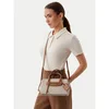 MICHAEL Michael Kors Ročna torbica kremna / temno bež / karamel