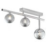 Jupiter 1901 - Plafonski luster NEPTUN 3xG9/14W/230V mat hrom/zadimljeno-siva