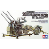 Tamiya maketa-miniatura Nemški 20 mm Flakvierling 38 z Sd.Ah.52 • maketa-miniatura 1:35 artilerija • Level 2