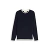 TOM TAILOR DENIM Pulover mornarska / bela