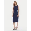 Rinascimento Cocktail obleka CFC0125073003 Mornarsko modra Slim Fit