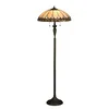 Endon 63972 - Stojeća lampa Tiffany BROOKLYN 2xE27/60W/230V, prečnik 50 cm