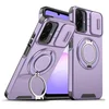Maska za Samsung A075F Galaxy A07 CamShield Ring stand, Ljubičasta