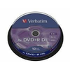 Verbatim DVD+R DL AZO 8,5GB, 8x, vreteno 10 kosov