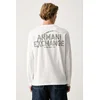 Armani Exchange majica z dolgimi rokavi moška bombažna