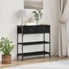 Konzolna stolica Crni hrast 72,5 x 25 x 75 cm Konstruirano drvo