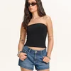 Cropp - Bandeau crop top - CRNO