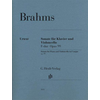 BRAHMS:SONATE F-DUR CELLO AND piano