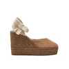 Espadrile Manebi Hamptons Wedge Espadrilles W 1.6 WV Rjava