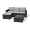 KETER Baštenskia garnitura California 3 seater modular, grafit