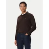 Tommy Hilfiger Polo majica MW0MW37317 Temno rjava Regular Fit