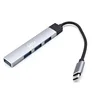 KETTZ USB hub 4 port 3.0 hub-C40 Tip C sivi