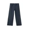 MANGO KIDS Kavbojke ESTRELLI marine / srebrna