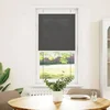 Plisirana roleta crna 60x100 cm širina tkanine 59,4 cm