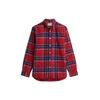 TOMMY HILFIGER Srajca Hero temno modra/rdeča/vinsko rdeča/bela