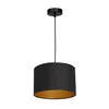 Luster na sajli ARDEN 1xE27/60W/230V O 25 cm crna/zlatna