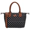 Charm London Buckingham 20777 White dot on black