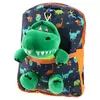 Sazio Neo Predškolski ranac Crocodile Lush 10, Teget