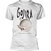 Gojira Majica Whale From Mars Unisex White M