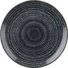 CHURCHILL Homespun Charcoal Black plitev krožnik, coup, premer: 260 mm (12 kos)