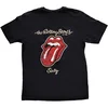 The Rolling Stones Sixty Plastered Tongue (Suede Flock Print) Black L Majica