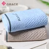 Grace Set peškira, 34x68cm, 2 komada, Plavo-sivi