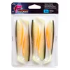 Fox Rage Ultra UV Zander Pro Shad 10cm HOT OLIVE 5x
